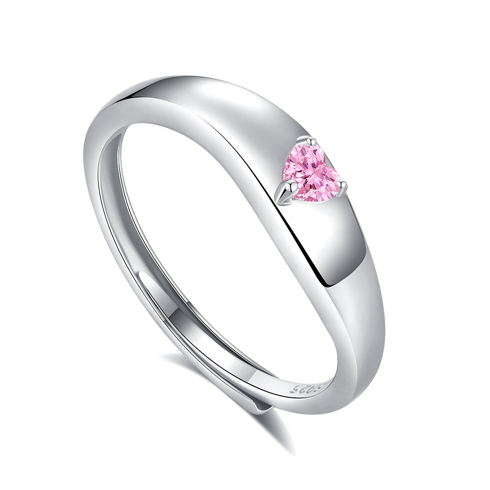 Lilia Hart Ring | Hvidguld