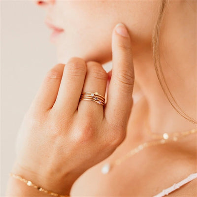 Amelia Fødselssten Ring