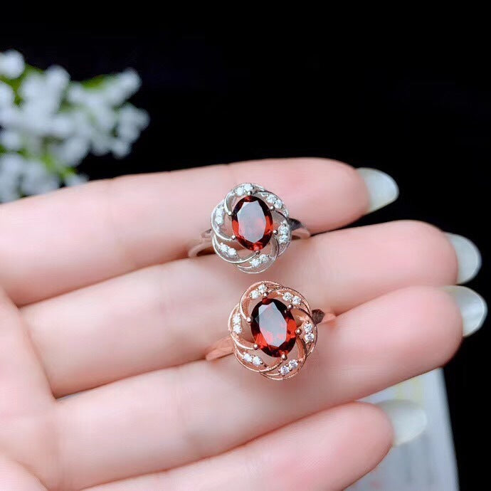 Elara Cirquelin Sæt | Rosaguld 14k