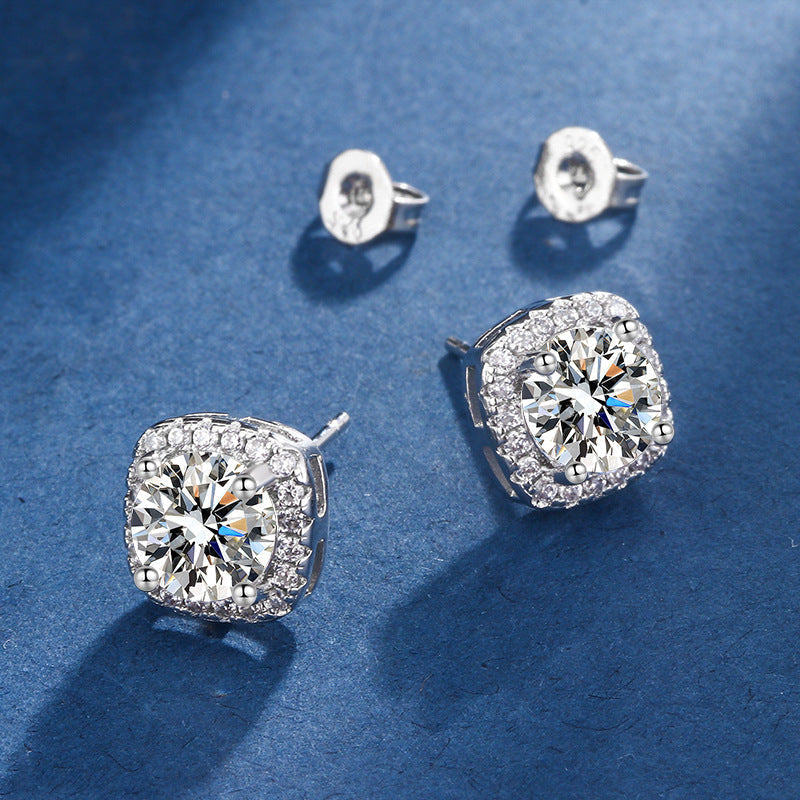 Aria Quadrat Radiant Set | Hvidguld 16k