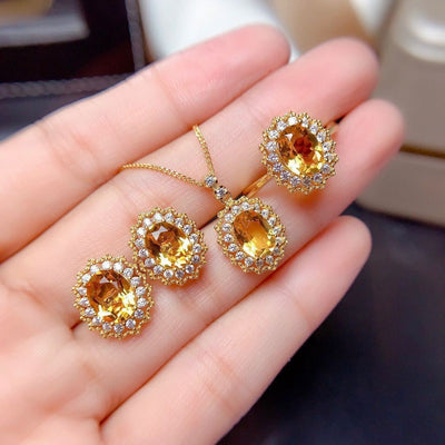 Solenne Vireya Satz | Guld 18k