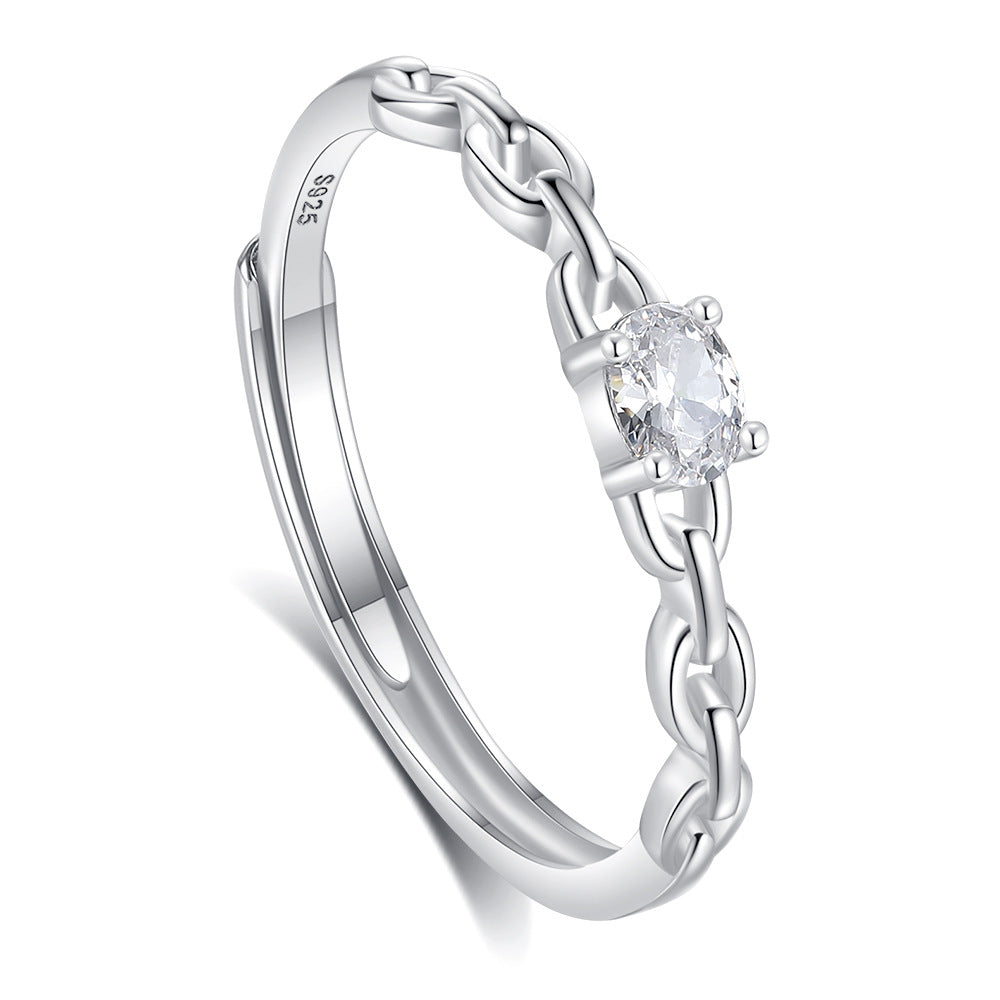 Rosetta Alberti Ring | Hvidguld