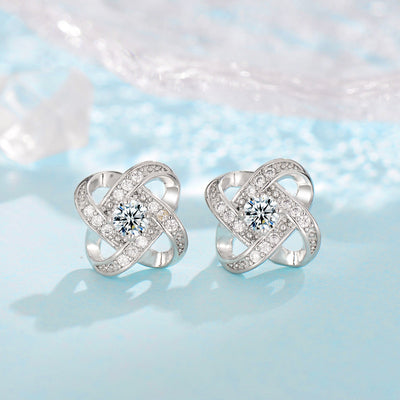 Fleur de Givre Klee-Knoten-Set | Hvidguld 16k