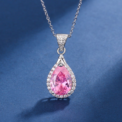 Aria Tårn Pink Sæt | Hvidguld 16k