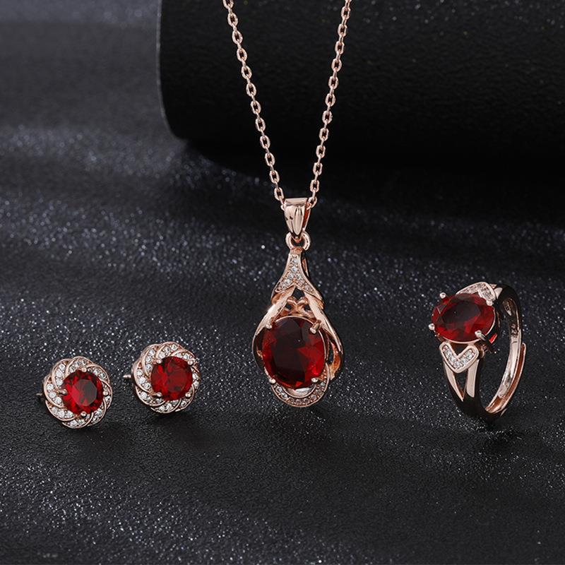 Elysia Roseray Sæt | Roséguld 16k