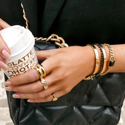 Zelle Guld Ring