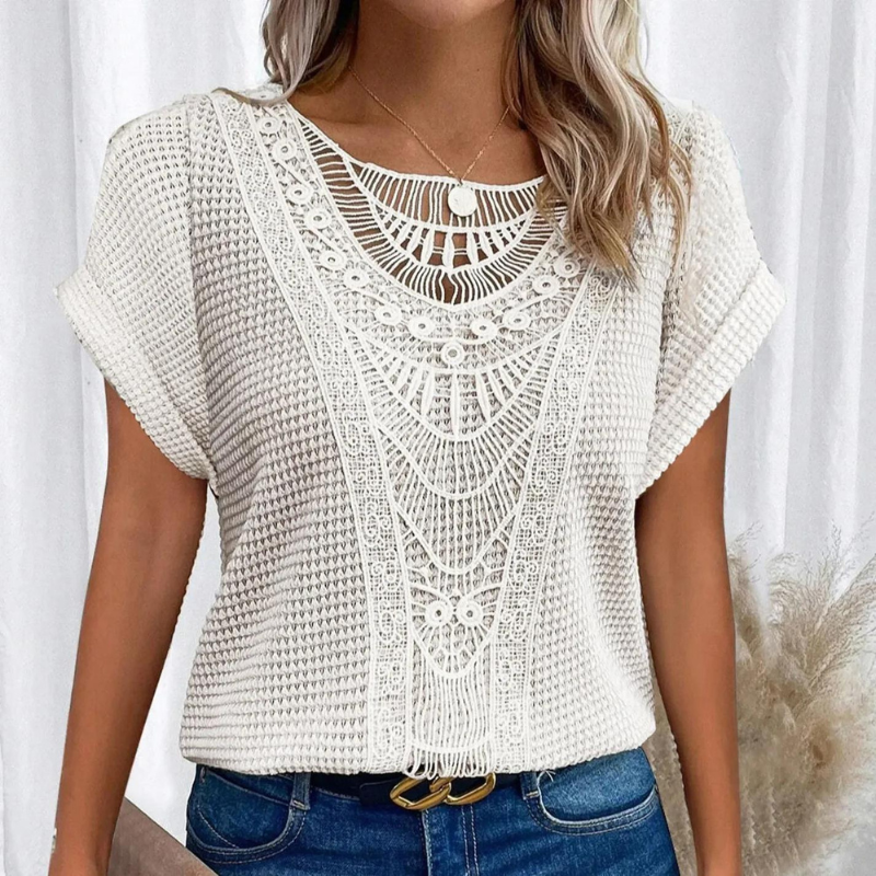 Elegant Blonde Top - Olsen Official
