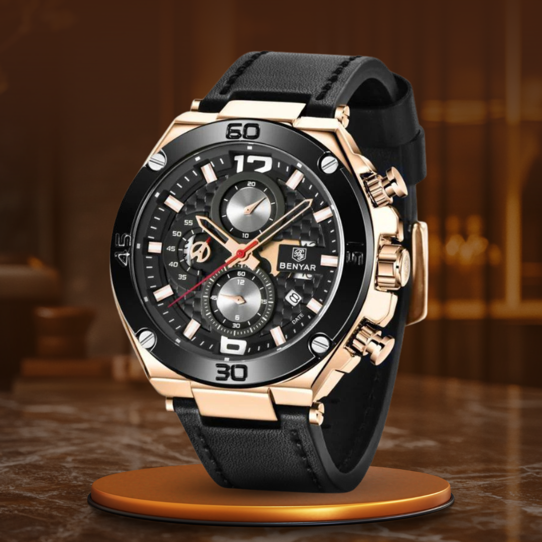 Kvarts Multifunktionel Sport Chronograph Ur