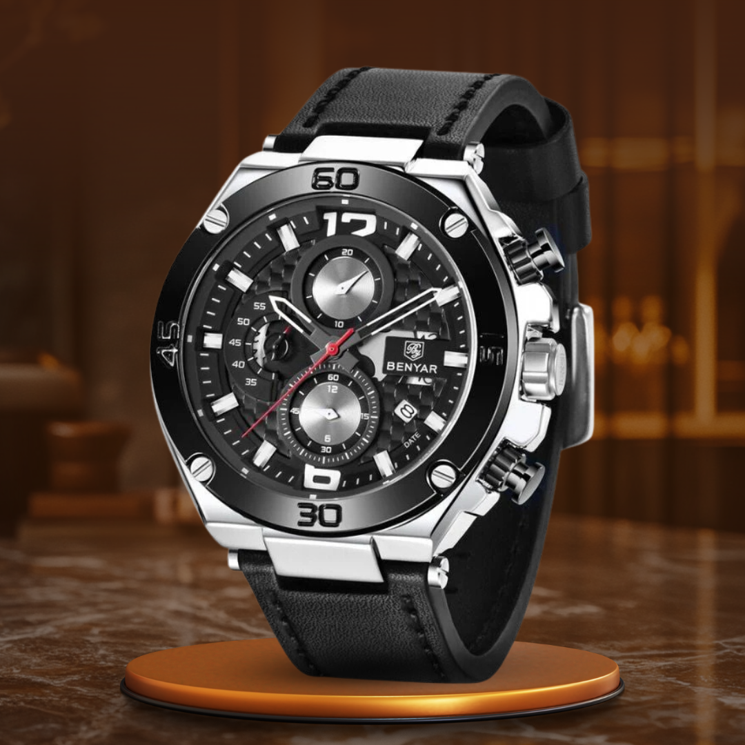 Kvarts Multifunktionel Sport Chronograph Ur