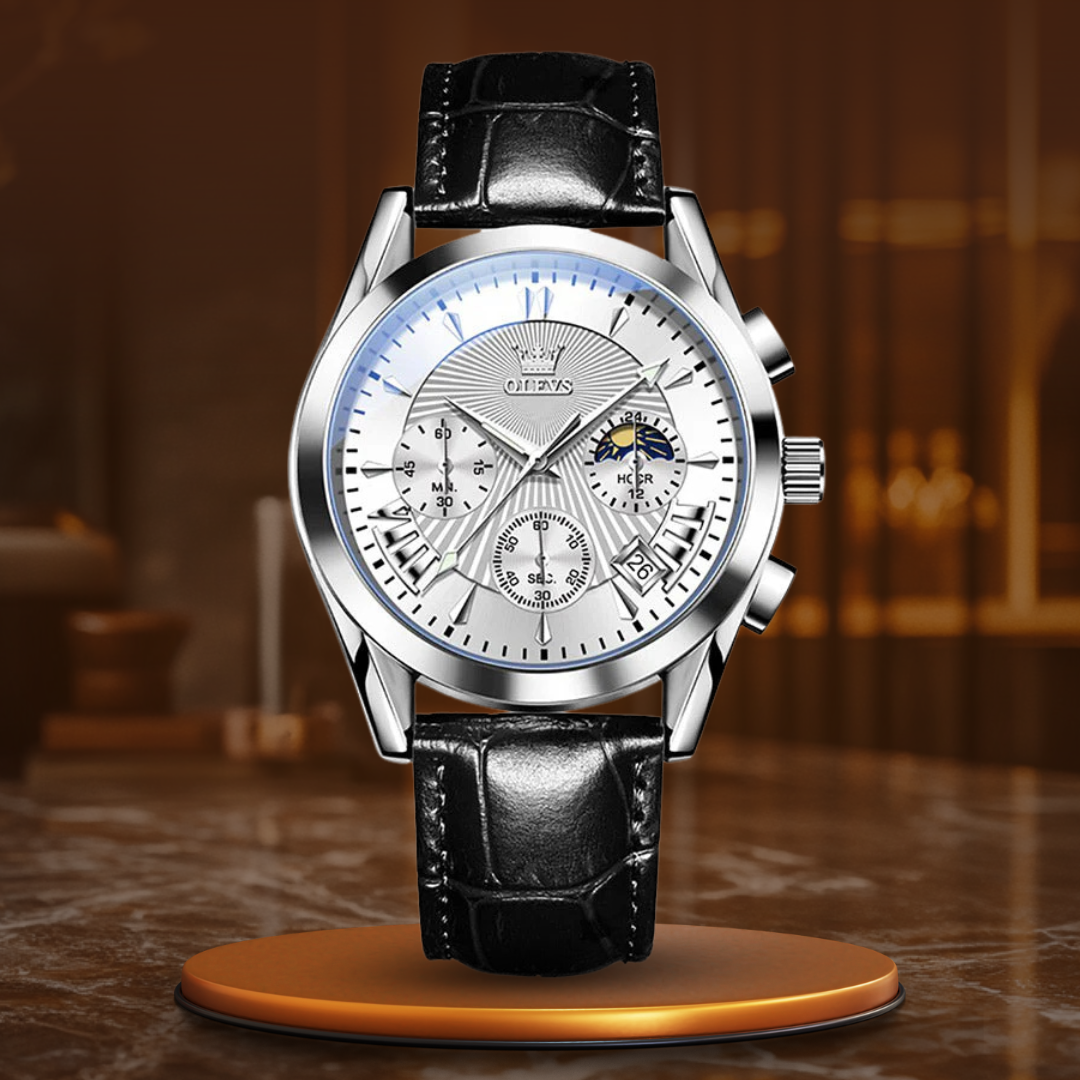 Quartz Læderrem Ur