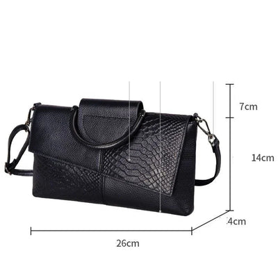 celine™ – struktureret sort håndtaske i læderlook