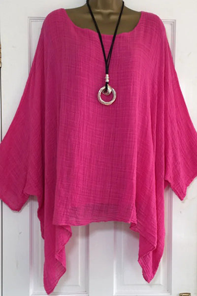Oversize Boheme Bluse med Flagermusærmer | Olsen & Olsen™