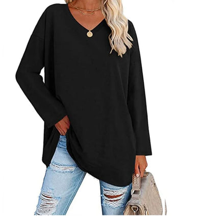 Oversized V-Hals Langærmet Trøje | Olsen & Olsen™