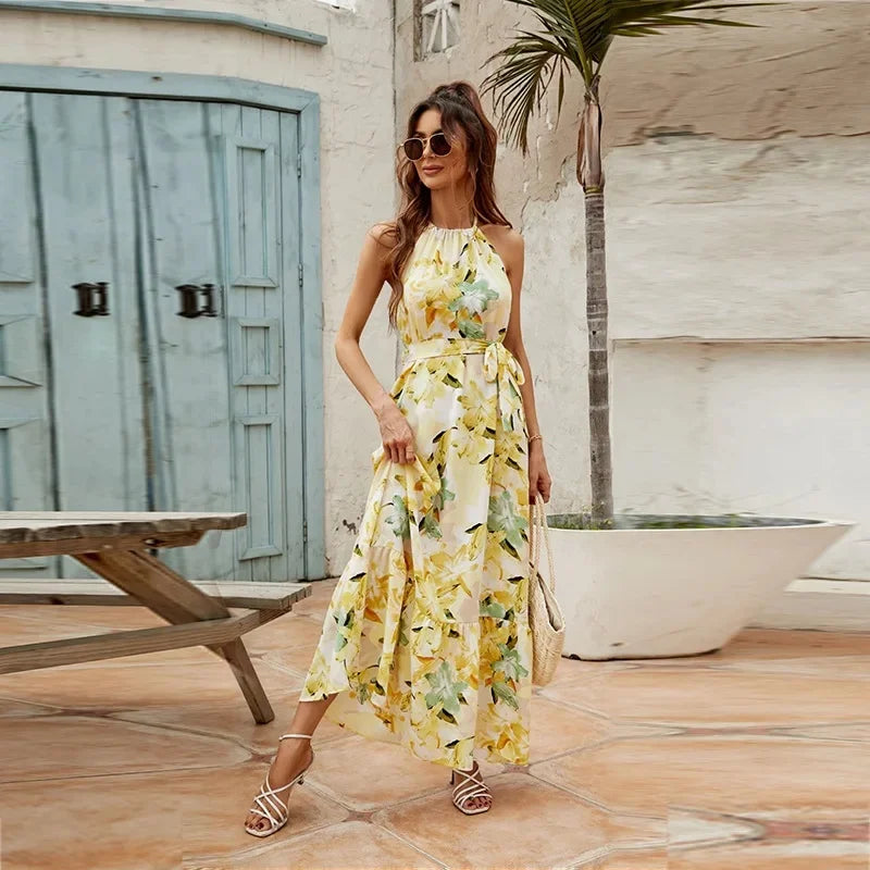 Rosea Stilfuld Maxi Kjole