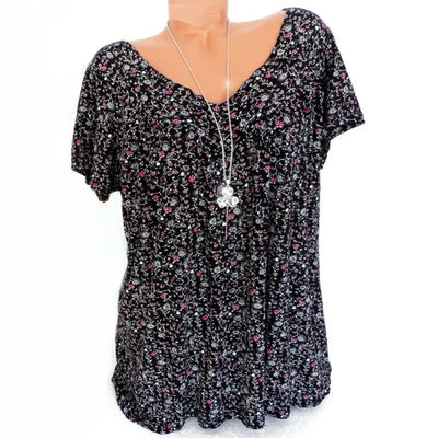 Sommerbluse med Blomsterprint | Olsen & Olsen™ - Olsen Official
