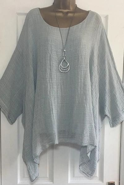 Oversize Boheme Bluse med Flagermusærmer | Olsen & Olsen™
