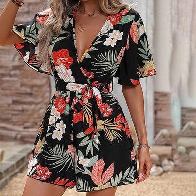 elena™ Blomsterprint Sommerdragt - Olsen Official