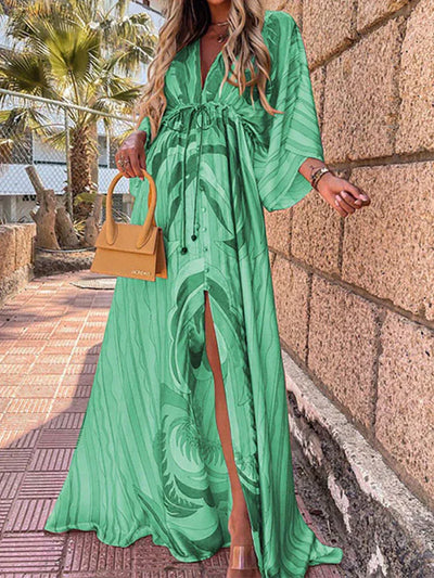 Rosea Stilfuld Farverig Kjole