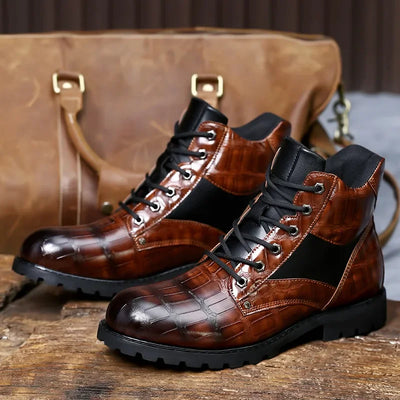 Olsen & Olsen™ Rendell | Læder Croco Støvler