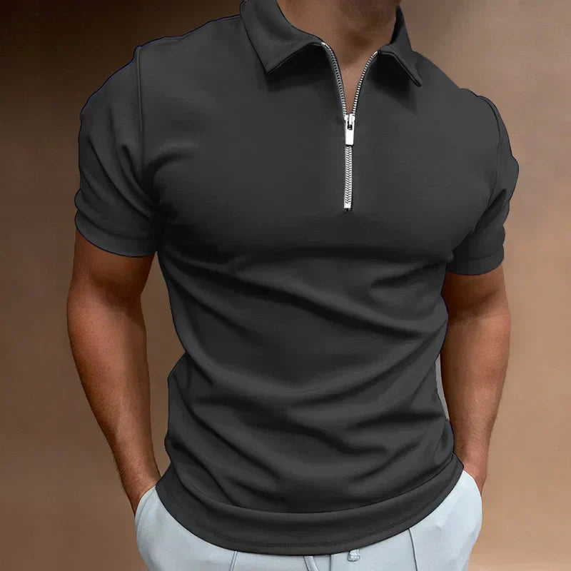 Laluna® | Klassisk Lynlås Polo Shirt