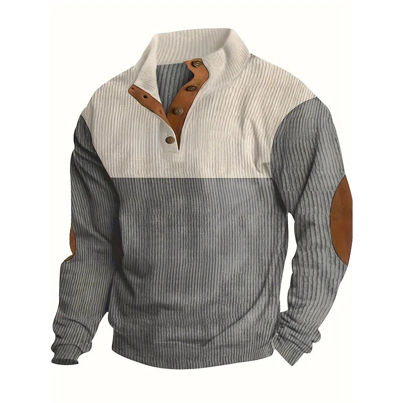 Jesper | Moderne Sweater med Knapper
