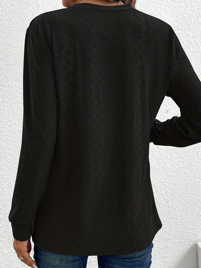 Struktureret Bluse med Knapper | Olsen & Olsen™