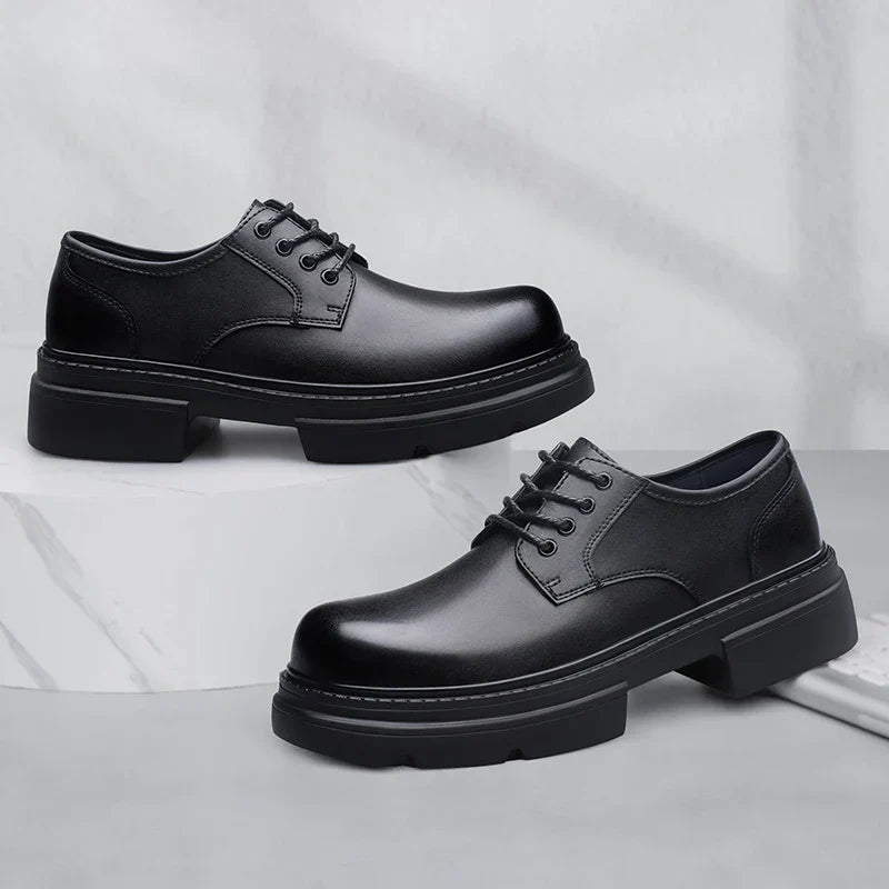 MASON™ | LUKSURIØSE LÆDERSKO MED PLATFORMSÅL