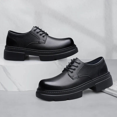 MASON™ | LUKSURIØSE LÆDERSKO MED PLATFORMSÅL