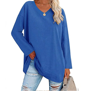 Oversized V-Hals Langærmet Trøje | Olsen & Olsen™