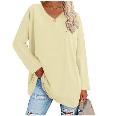 Oversized V-Hals Langærmet Trøje | Olsen & Olsen™