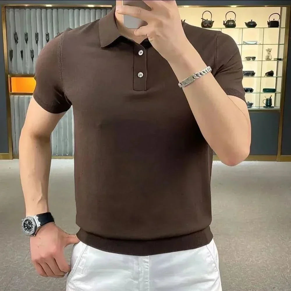 Casual Herre Polo Skjorte med Korte Ærmer - Olsen & Olsen™ - Olsen Official