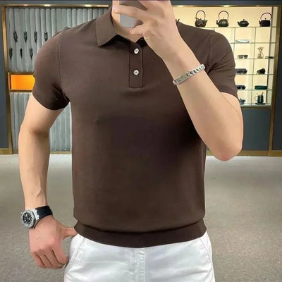 Casual Herre Polo Skjorte med Korte Ærmer - Olsen & Olsen™ - Olsen Official