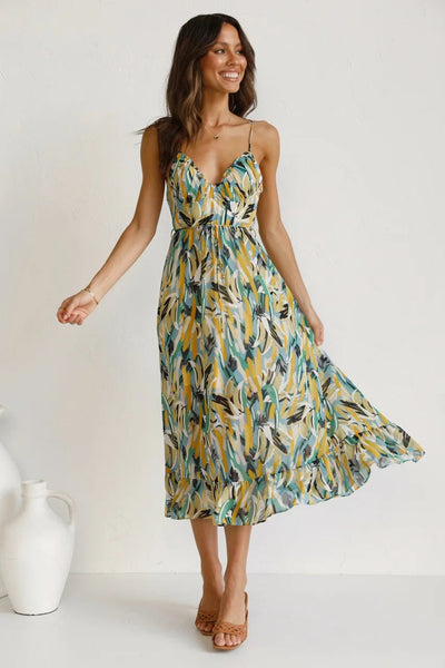 Rosea Printed Kjole