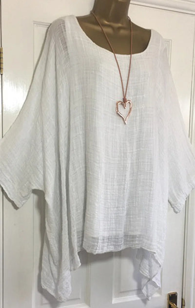 Oversize Boheme Bluse med Flagermusærmer | Olsen & Olsen™