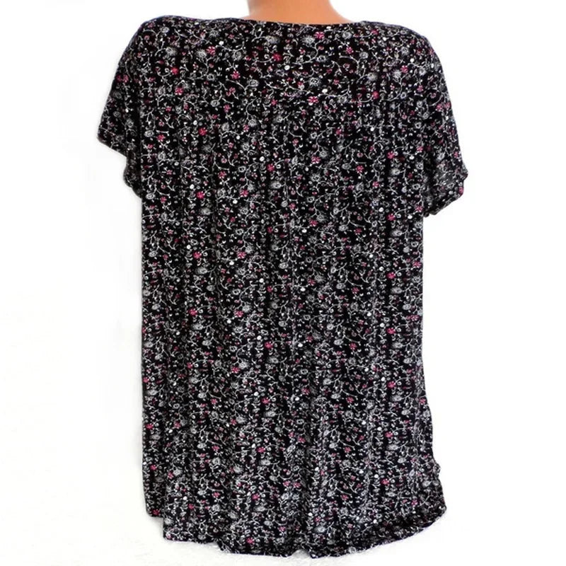 Sommerbluse med Blomsterprint | Olsen & Olsen™ - Olsen Official