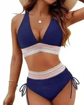 Klara | Højtalje-bikini med justerbare stropper