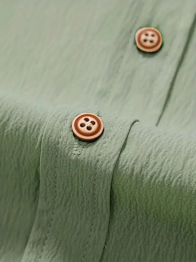 Mænds Textureret Krøllet Skjorte Olsen & Olsen™ - Olsen Official