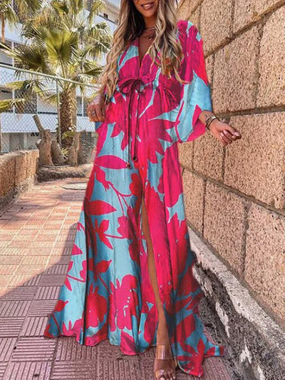 Rosea Stilfuld Farverig Kjole