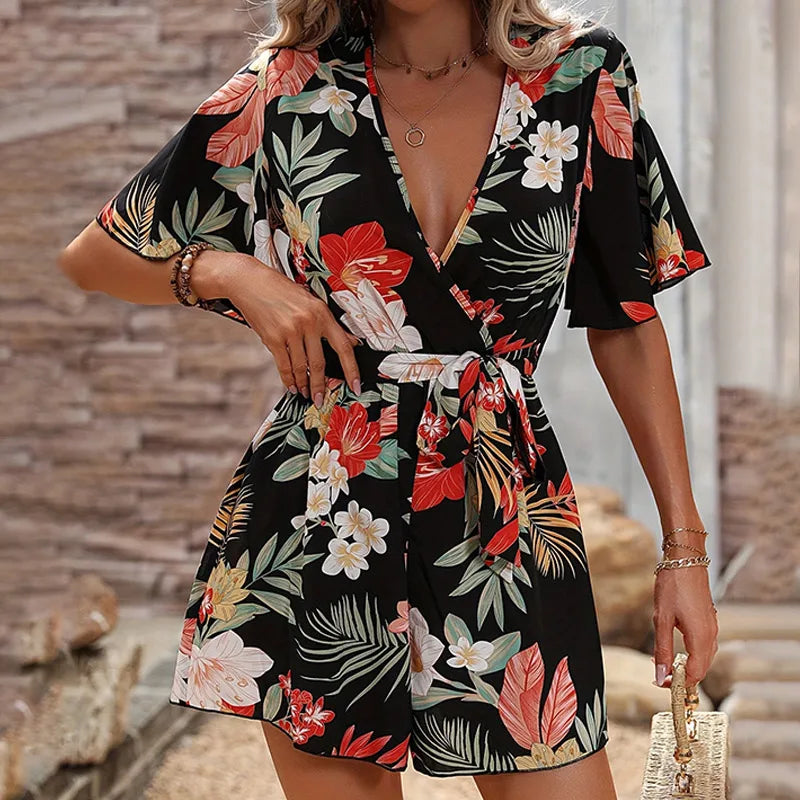 elena™ Blomsterprint Sommerdragt - Olsen Official