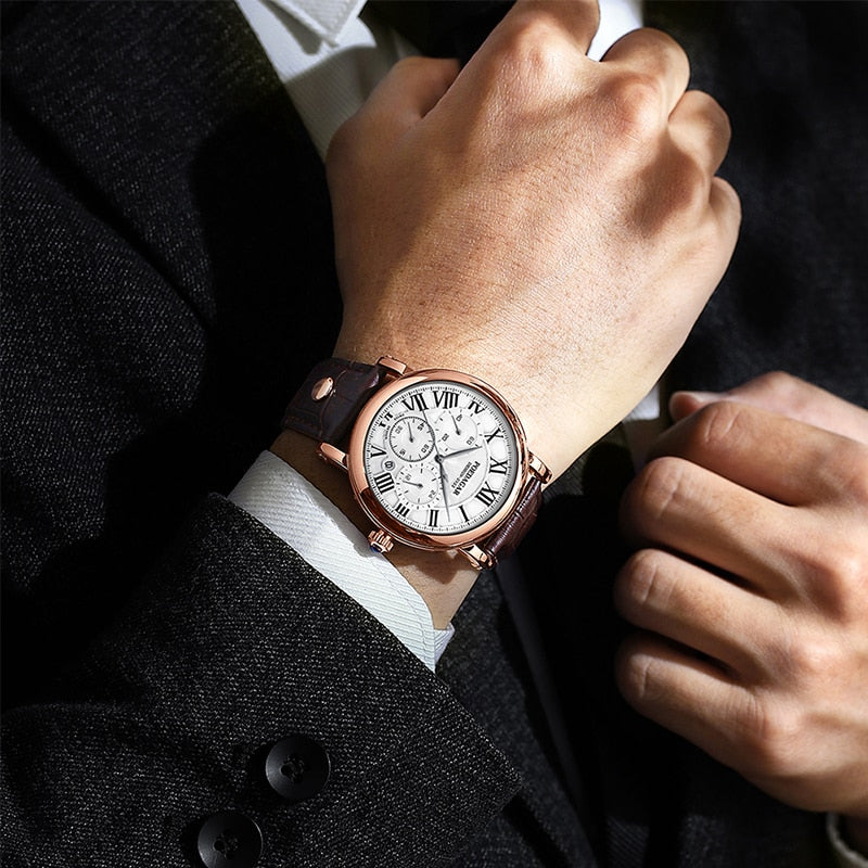 Luksus Casual Fashion Chronograph Ur