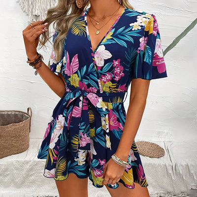 elena™ Blomsterprint Sommerdragt - Olsen Official