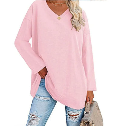 Oversized V-Hals Langærmet Trøje | Olsen & Olsen™