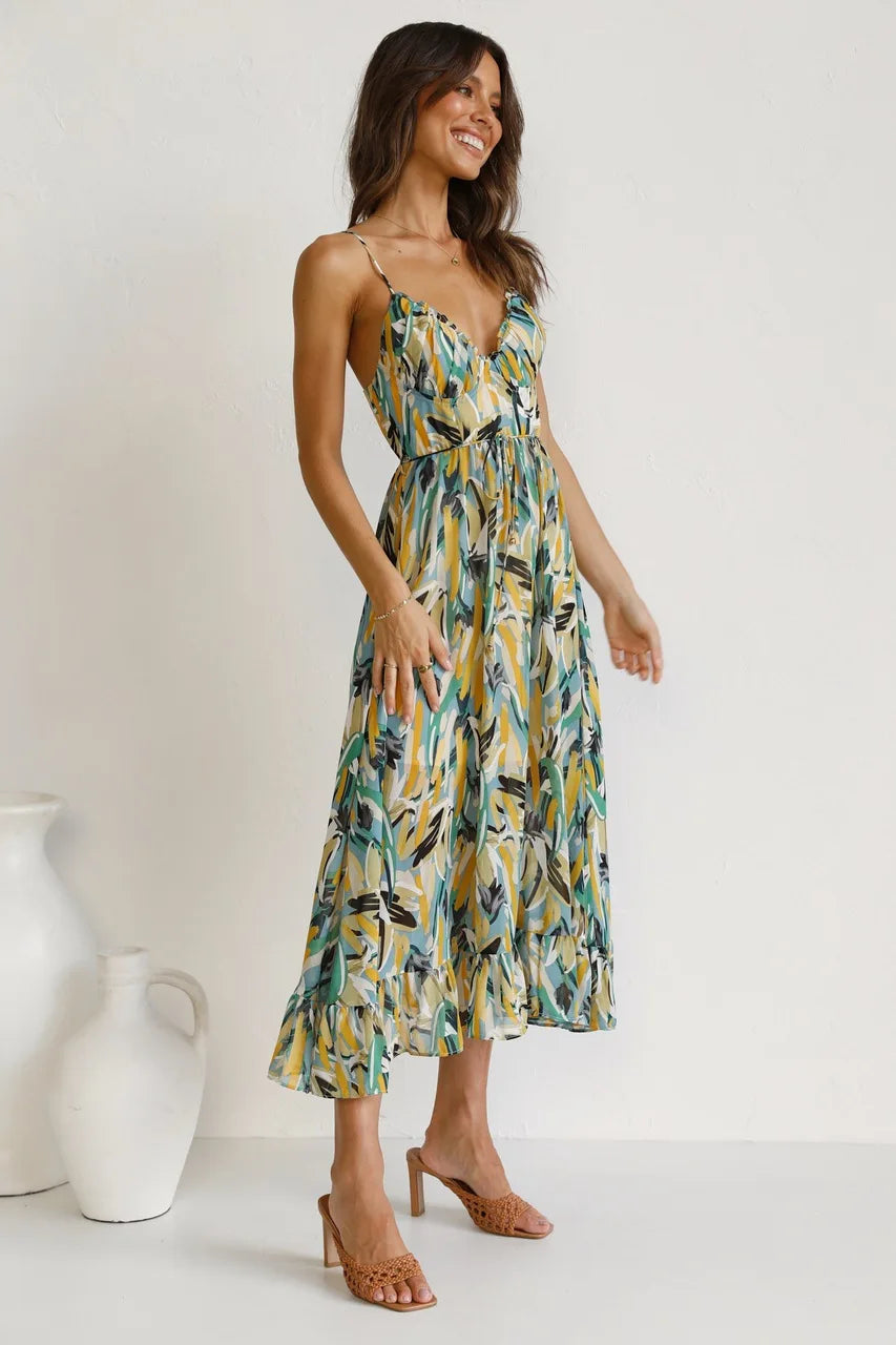 Rosea Printed Kjole