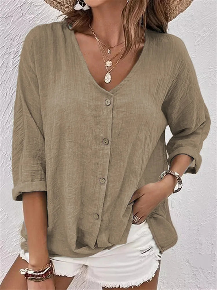 Chemise Almana I Linned - Olsen Official
