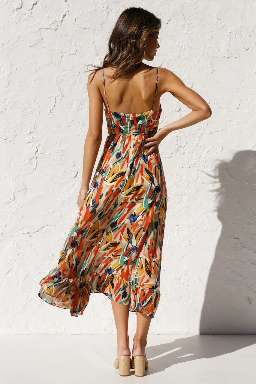 Rosea Printed Kjole