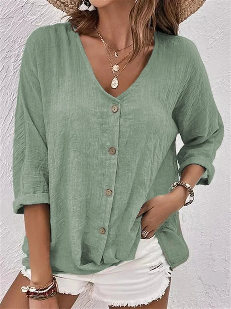 Chemise Almana I Linned - Olsen Official