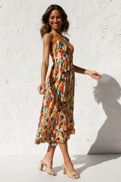Rosea Printed Kjole