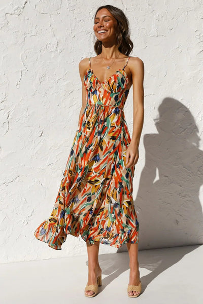 Rosea Printed Kjole