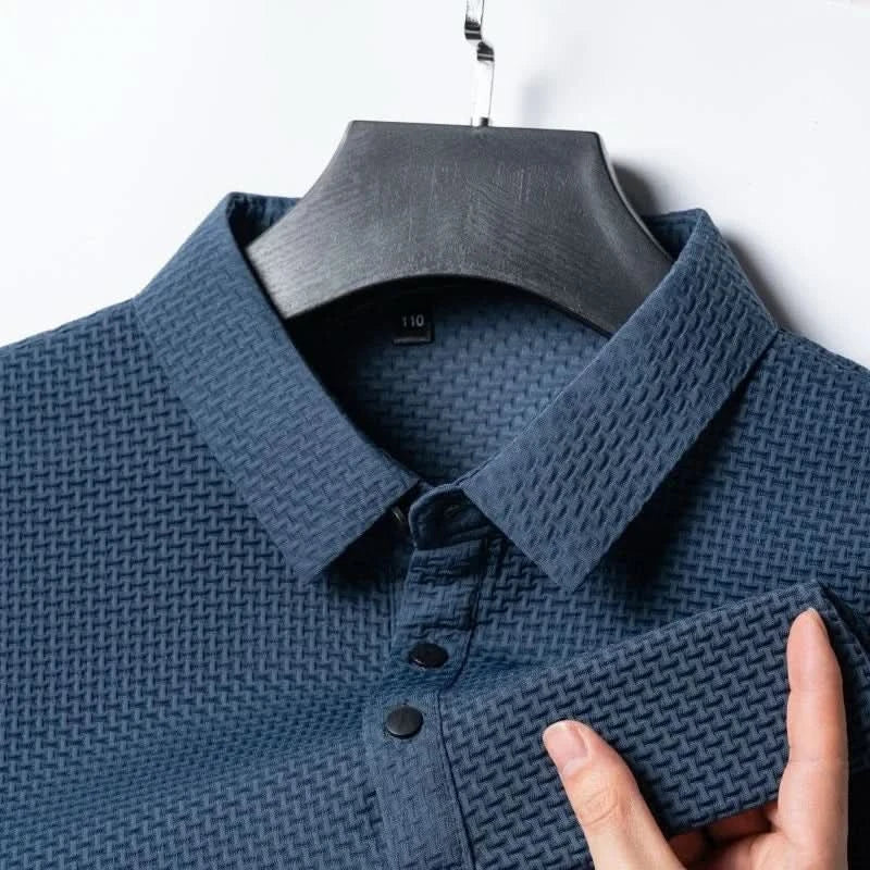 Henny™ | Elegant Polo med Korte Ærmer til Mænd - Olsen & Olsen - Olsen Official
