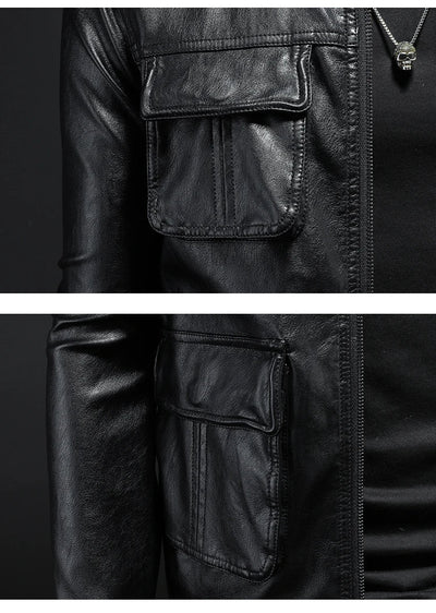 Kasper™ Taktik – Grå utility-jakke med flere lommer